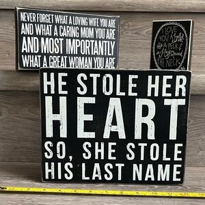 Set of 3 LOVE ❤️ Quotes